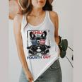 Chill The Fourth Out 4th Of July Cute French Bulldog Flowy Tank