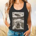 French Bulldog And UFO UFO And French Bulldog Selfie Flowy Tank