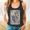 Frenchie Dog Mom Tarot Card French Bulldog Skeleton Mom Flowy Tank