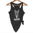 The Dogfather French Bulldog Dad Frenchie Papa T-Shirt Flowy Tank
