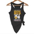Drink Beer & Hang With My Frenchie French Bulldog Dad Flowy Tank