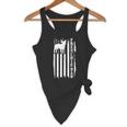 French Bulldog American Flag Frenchie Dog Flowy Tank