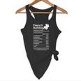 French Bulldog Facts Nutrition Frenchie Lover Flowy Tank