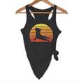 Retro Vintage French Bulldog Shirt Yoga French Bulldog Flowy Tank
