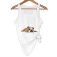 English Bulldog Apparel Bulldog Mom Life Is Ruff Flowy Tank
