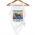 Vintage Frenchie Dad French Bulldog Flowy Tank