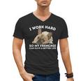 Frenchie Better Life French Bulldog Dog Lover Men's V-Neck T-Shirt