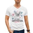 French Bulldog Mama Frenchie Dog Mom Men's V-Neck T-Shirt