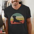 French Bulldog Yoga Frenchie Men's V-Neck T-Shirt