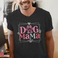 Women Dog Mama Dog And Cat Mom Furmama Women Men's V-Neck T-Shirt