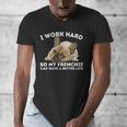 Frenchie Better Life French Bulldog Dog Lover Men's V-Neck T-Shirt