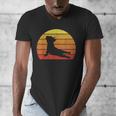 Retro Vintage French Bulldog Shirt Yoga French Bulldog Men's V-Neck T-Shirt