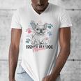 French Bulldog Mama Frenchie Dog Mom Men's V-Neck T-Shirt