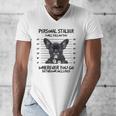 Personal Stalker French Bulldog Men's V-Neck T-Shirt