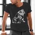 English Bulldog Dog Hund Gift Men's V-Neck T-Shirt