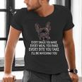 Every Snack You Make French Bulldog Mom And Frenchie Dad Men's V-Neck T-Shirt