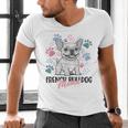 French Bulldog Mama Frenchie Dog Mom Men's V-Neck T-Shirt
