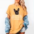 Every Snack You Make French Bulldog Mom And Frenchie Dad Women's Comfort Colors T-Shirt Mustard