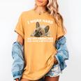 Frenchie Better Life French Bulldog Dog Lover Women's Comfort Colors T-Shirt Mustard