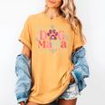 Women Dog Mama Dog And Cat Mom Furmama Women Women's Comfort Colors T-Shirt Mustard