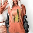 Camo US Flag French Bulldog Frenchie Patriot Dog Lover Women's Comfort Colors T-Shirt Yam