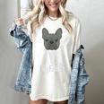 The Dogfather French Bulldog Dad Frenchie Papa T-Shirt Women's Comfort Colors T-Shirt Ivory