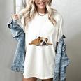 English Bulldog Apparel Bulldog Mom Life Is Ruff Women's Comfort Colors T-Shirt Ivory
