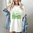 French Bulldog Rolling Fatties Dog Lover Puppy Owner Women's Comfort Colors T-Shirt Ivory