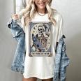 Frenchie Dog Mom Tarot Card French Bulldog Skeleton Mom Women's Comfort Colors T-Shirt Ivory