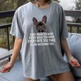 Every Snack You Make French Bulldog Mom And Frenchie Dad Women's Comfort Colors T-Shirt Gray