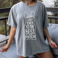 French Bulldog For Lover Happy Fathers Day Frenchie Dad Women's Comfort Colors T-Shirt Gray