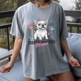 French Bulldog Mama Frenchie Dog Mom Women's Comfort Colors T-Shirt Gray