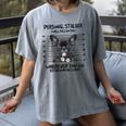 Personal Stalker French Bulldog Women's Comfort Colors T-Shirt Gray
