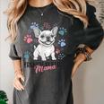 French Bulldog Mama Frenchie Dog Mom Women's Comfort Colors T-Shirt Pepper