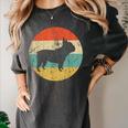 French Bulldog Retro Dog Women's Comfort Colors T-Shirt Pepper