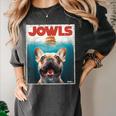 Tan Frenchie Jowls Fawn French Bulldog Mom Top Dad Women's Comfort Colors T-Shirt Pepper