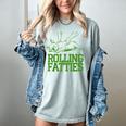 French Bulldog Rolling Fatties Dog Lover Puppy Owner Women's Comfort Colors T-Shirt Bay