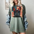 French Bulldog Dog Motif USA Patriot 4th Of July Women's Comfort Colors T-Shirt Berry