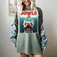 Tan Frenchie Jowls Fawn French Bulldog Mom Top Dad Women's Comfort Colors T-Shirt Berry