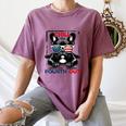 Chill The Fourth Out 4th Of July Cute French Bulldog Women's Comfort Colors T-Shirt Moss