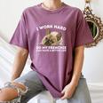 Frenchie Better Life French Bulldog Dog Lover Women's Comfort Colors T-Shirt Moss