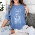 French Bulldog For Lover Happy Fathers Day Frenchie Dad Women's Comfort Colors T-Shirt Blue Jean