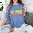 French Bulldog Yoga Frenchie Women's Comfort Colors T-Shirt Blue Jean