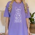 French Bulldog For Lover Happy Fathers Day Frenchie Dad Women's Comfort Colors T-Shirt Violet