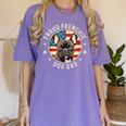 For French Bulldog Lovers Men Proud Frenchie Dog Dad Women's Comfort Colors T-Shirt Violet