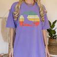 French Bulldog Yoga Frenchie Women's Comfort Colors T-Shirt Violet