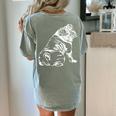 English Bulldog Dog Hund Gift Women's Comfort Colors T-Shirt Back Print Bay