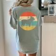 French Bulldog Retro Dog Women's Comfort Colors T-Shirt Back Print Bay