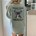 Personal Stalker French Bulldog Women's Comfort Colors T-Shirt Back Print Bay