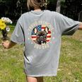 For French Bulldog Lovers Men Proud Frenchie Dog Dad Women's Comfort Colors T-Shirt Back Print Grey